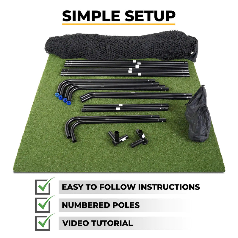 SimSpace Deluxe Golf Practice Net