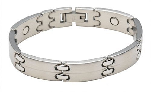 Executive Sport Silver Magnetic Bracelet -