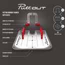 PuttOUT Pressure Putt Trainer with PuttOUT Mirror bundle