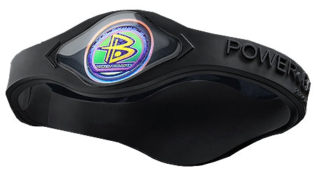 PowerBalance Wristband Black with Black text