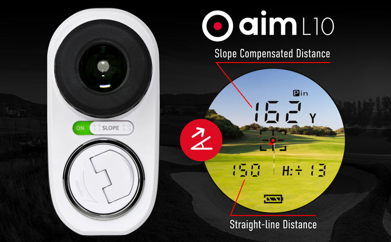 GOLFBUDDY aim L10 Laser Rangefinder with Slope