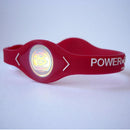PowerBalance Wristband Red with White text