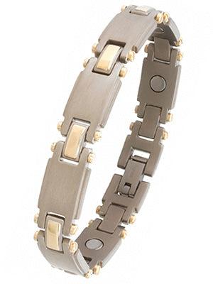 Titanium Duet Magnetic Bracelet -